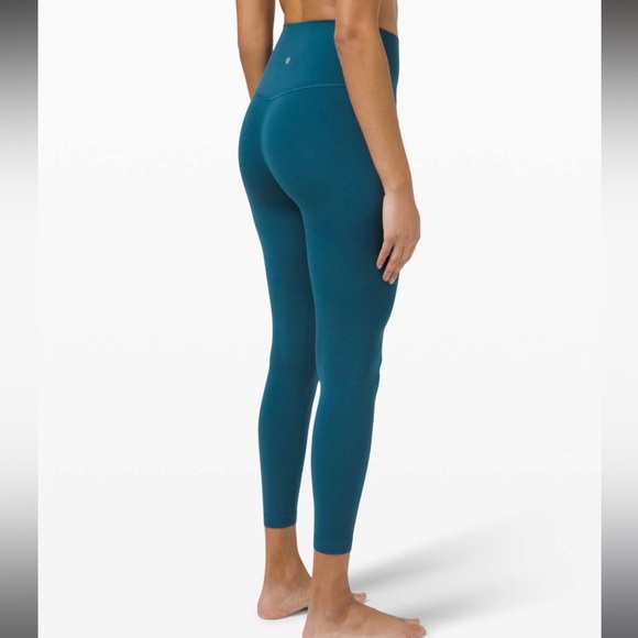 NWT Lululemon’s Align HR Pant 25” blue borealis sz18 - Picture 7 of 7